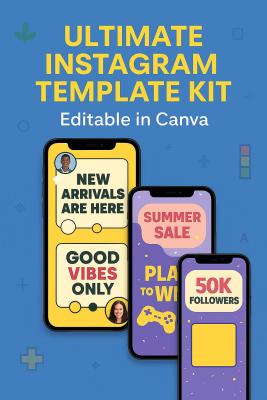 Ultimate Instagram Template Kit for Creators